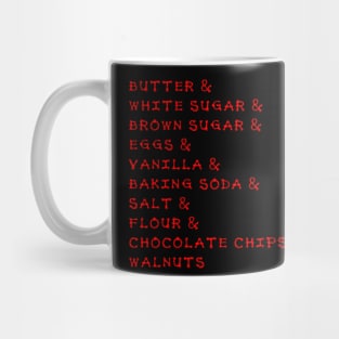 Cookie Ingredients Mug